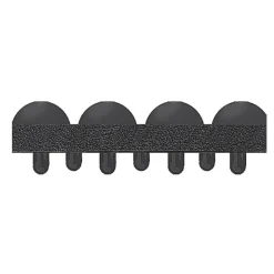 Crown 24 in. x 26 in. Yoga-Flex Anti-Fatigue Mat - Black