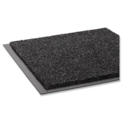 Crown EcoStep 36 in. x 48 in. Rectangular Wiper Mat - Charcoal