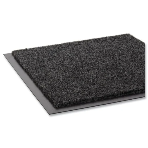 Crown EcoStep 36 in. x 48 in. Rectangular Wiper Mat - Charcoal