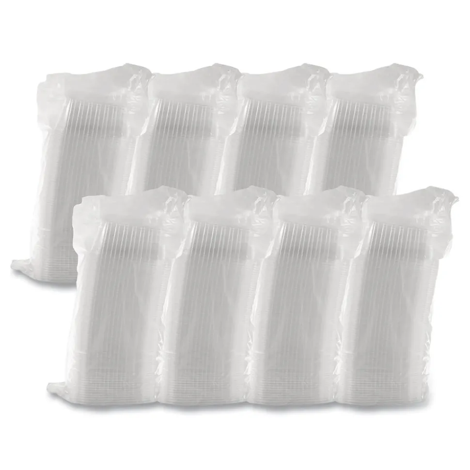 Dart 9.4 in. x 6.8 in. x 2.1 in. 32 oz. ClearPac Plastic Containers (504/Carton)
