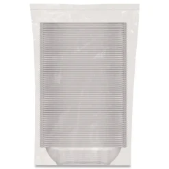 Dart 5 in. x 5 in. x 1.49 in. 32 oz. Plastic Bowls - Square Clear (252/Carton)