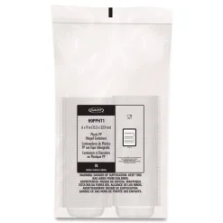 Dart 6.5 in. x 9 in. x 3 in. ProPlanet Microwaveable Hinged Plastic Containers - Clear (300/Carton)