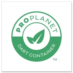 Dart RTP20BARE Bare Eco-Forward 20 oz. Plastic RPET Cold Cups - Leaf Design (600/Carton)