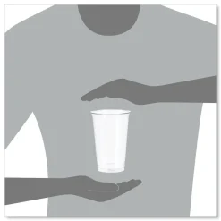 Dart TN20 Ultra Clear 20 oz. PET Cold Cups (20/Carton)