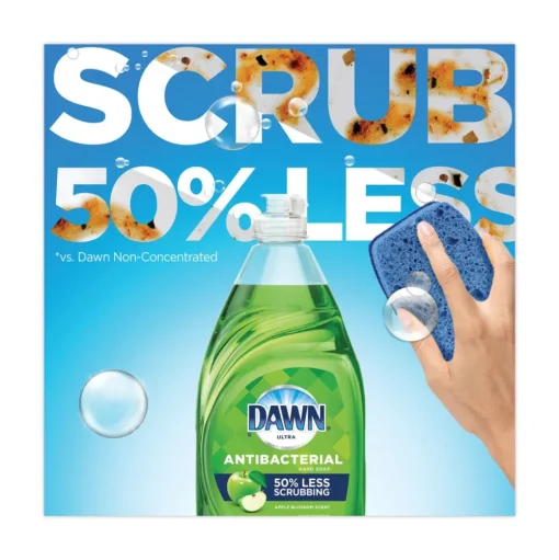 Dawn 38 oz. Bottle Ultra Antibacterial Dishwashing Liquid - Apple Blossom Scent