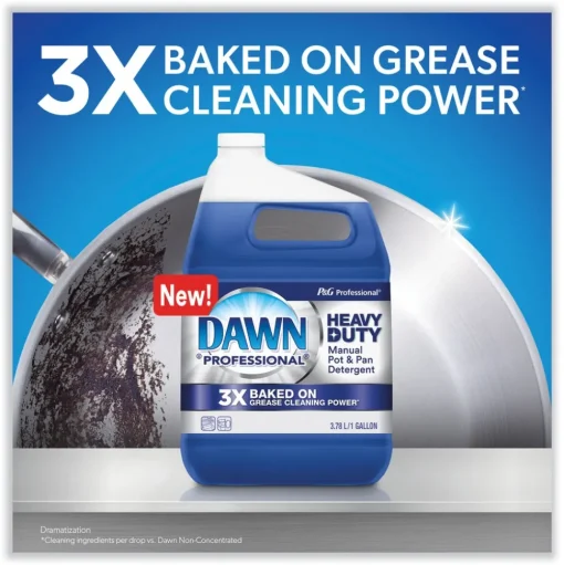 Dawn Professional 80730279 1 gal. Heavy-Duty Manual Pot/Pan Dish Detergent - Original Scent (2/Carton)
