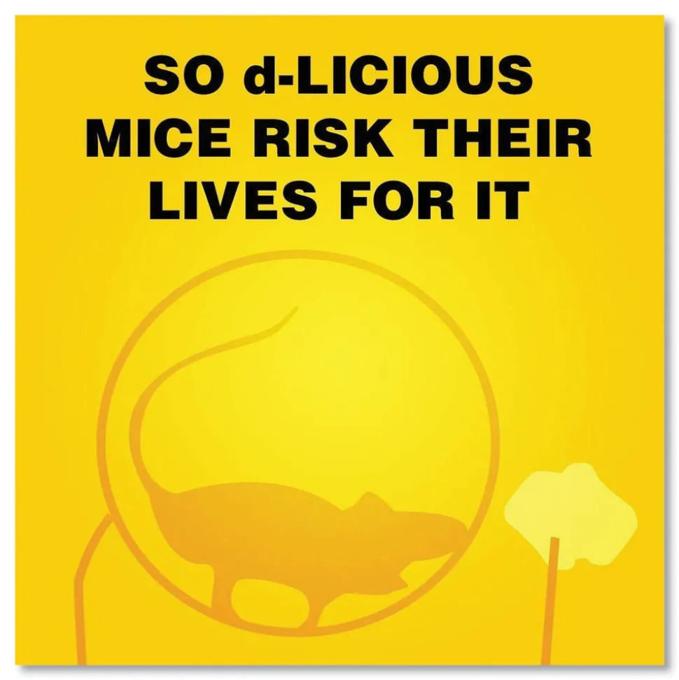 d-CON 3 in. x 3 in. x 1.25 in. Disposable Bait Station (6/Carton)