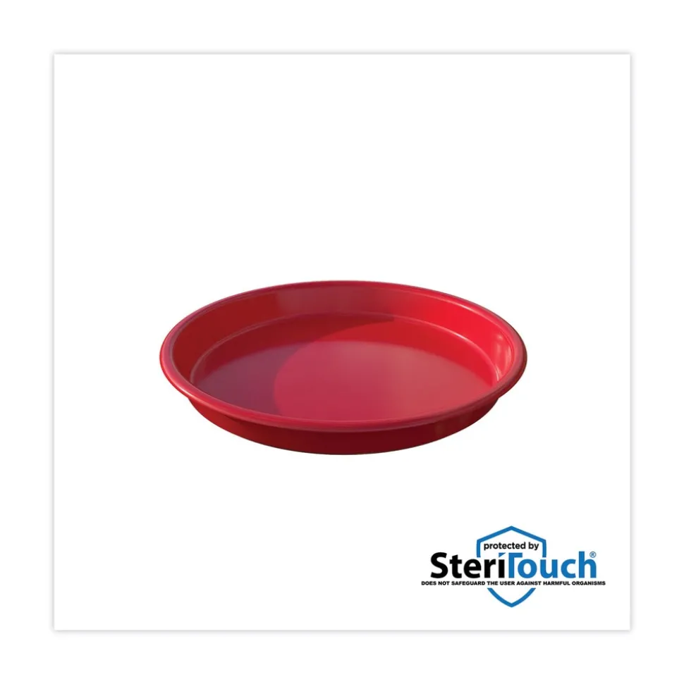 Deflecto 13 in. Diameter Little Artist Antimicrobial Craft Tray - Red