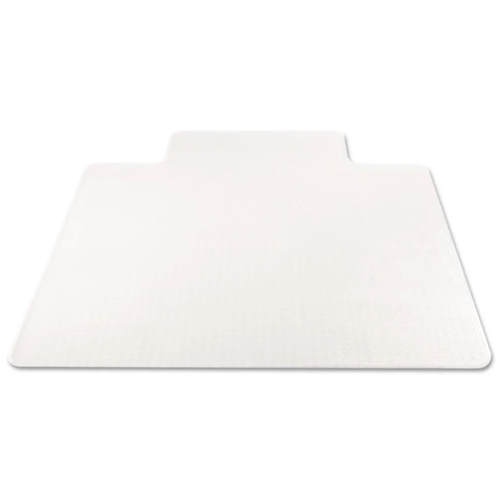 Deflecto 36 x 48 SuperMat Frequent Use Flat Lipped Chair Mat for Med Pile Carpet - Clear