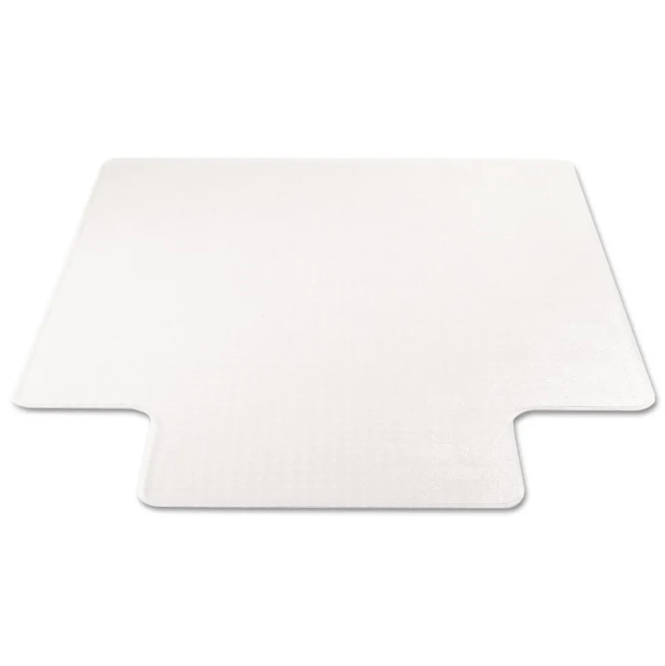 Deflecto 36 x 48 SuperMat Frequent Use Flat Lipped Chair Mat for Med Pile Carpet - Clear