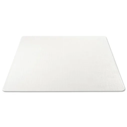 Deflecto DuraMat Moderate Use Low Pile Carpet Flat Rectangle 46 in. x 60 in. Chair Mat - Clear