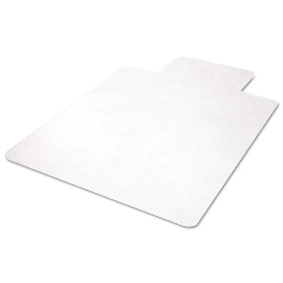 Deflecto EconoMat 36 in. x 48 in. Lipped Flat Packed All Day Use Chair Mat for Hard Floors - Clear
