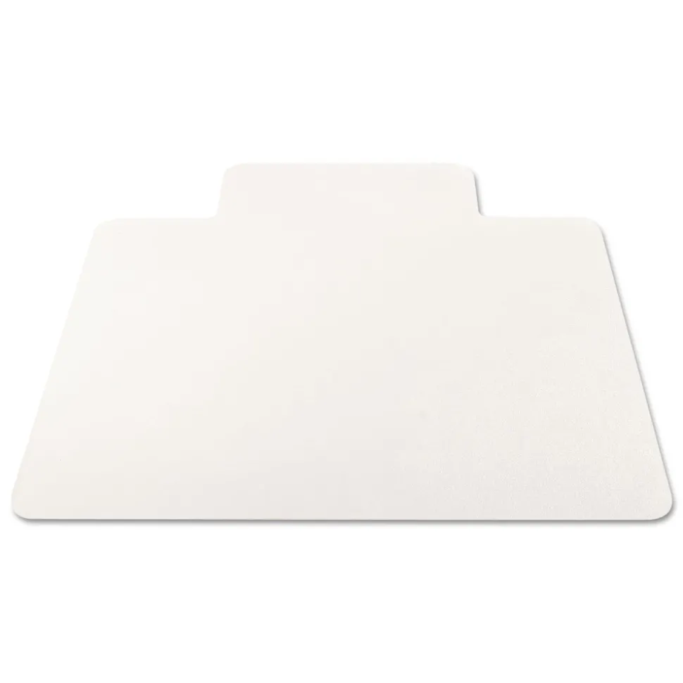 Deflecto EconoMat 36 in. x 48 in. Lipped Flat Packed All Day Use Chair Mat for Hard Floors - Clear