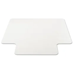 Deflecto EconoMat 36 in. x 48 in. Occasional Use Lipped Chair Mat for Low Pile Carpet - Clear