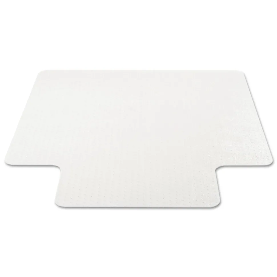 Deflecto EconoMat 36 in. x 48 in. Occasional Use Lipped Chair Mat for Low Pile Carpet - Clear