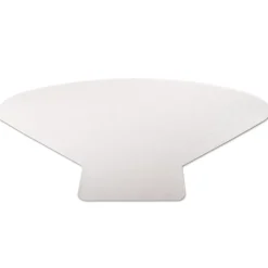 Deflecto SuperMat Medium Pile Carpet Frequent Use 60 in. x 66 in. Workstation Chair Mat - Clear