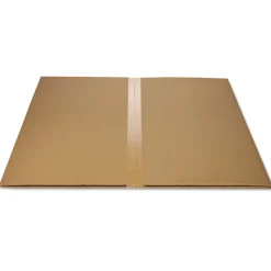 Deflecto SuperMat Medium Pile Carpet Frequent Use 60 in. x 66 in. Workstation Chair Mat - Clear