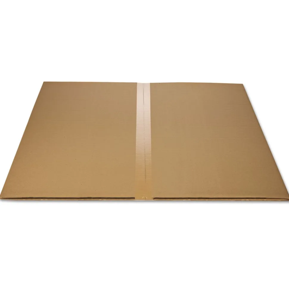 Deflecto SuperMat Medium Pile Carpet Frequent Use 60 in. x 66 in. Workstation Chair Mat - Clear