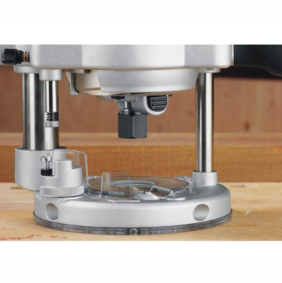 Dewalt 2-1/4 HP EVS Fixed Base and Plunge Router Combo Kit with Hard Case