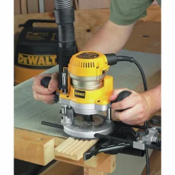 Dewalt 2-1/4 HP EVS Fixed Base and Plunge Router Combo Kit with Hard Case