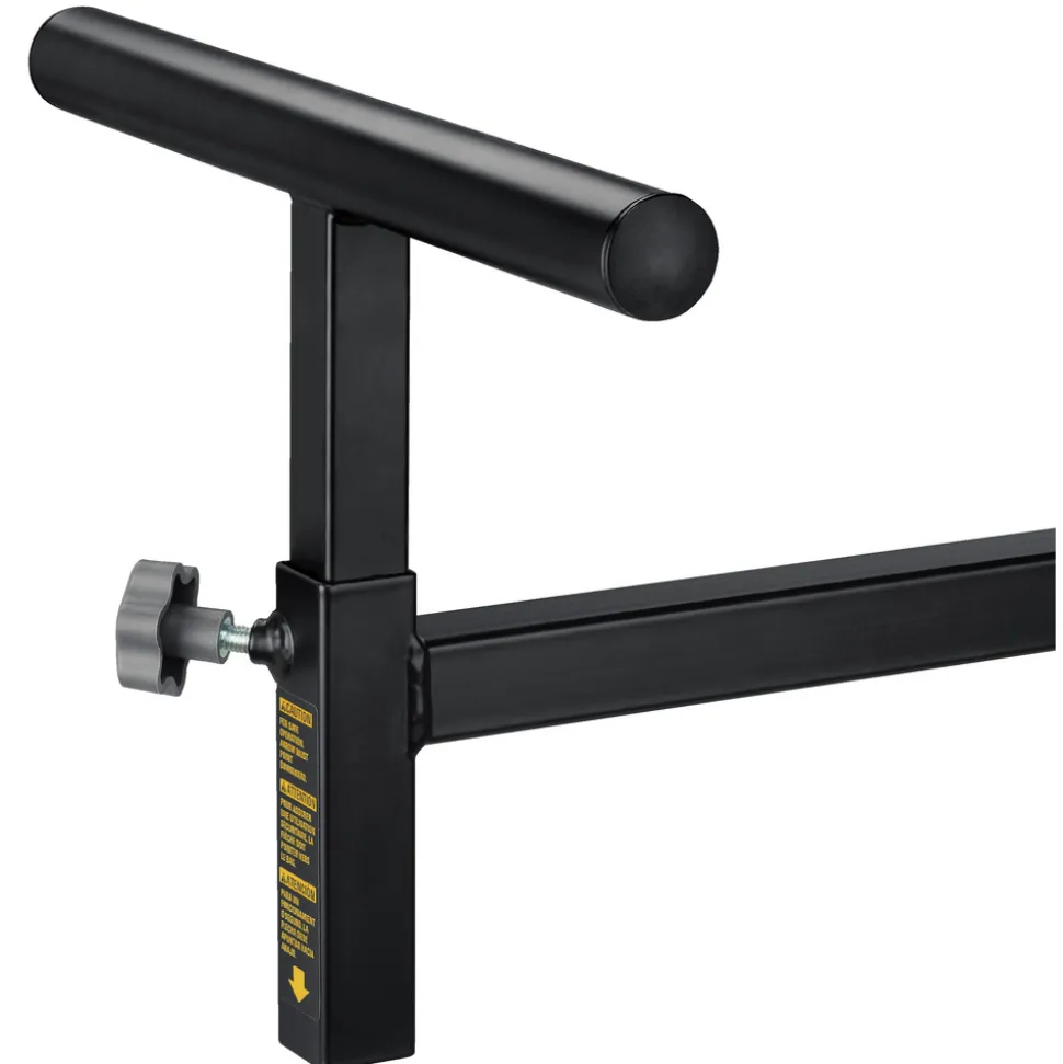 Dewalt 25 in. x 60 in. x 32.5 in. Heavy-Duty Rolling Miter Saw Stand - Yellow/Black