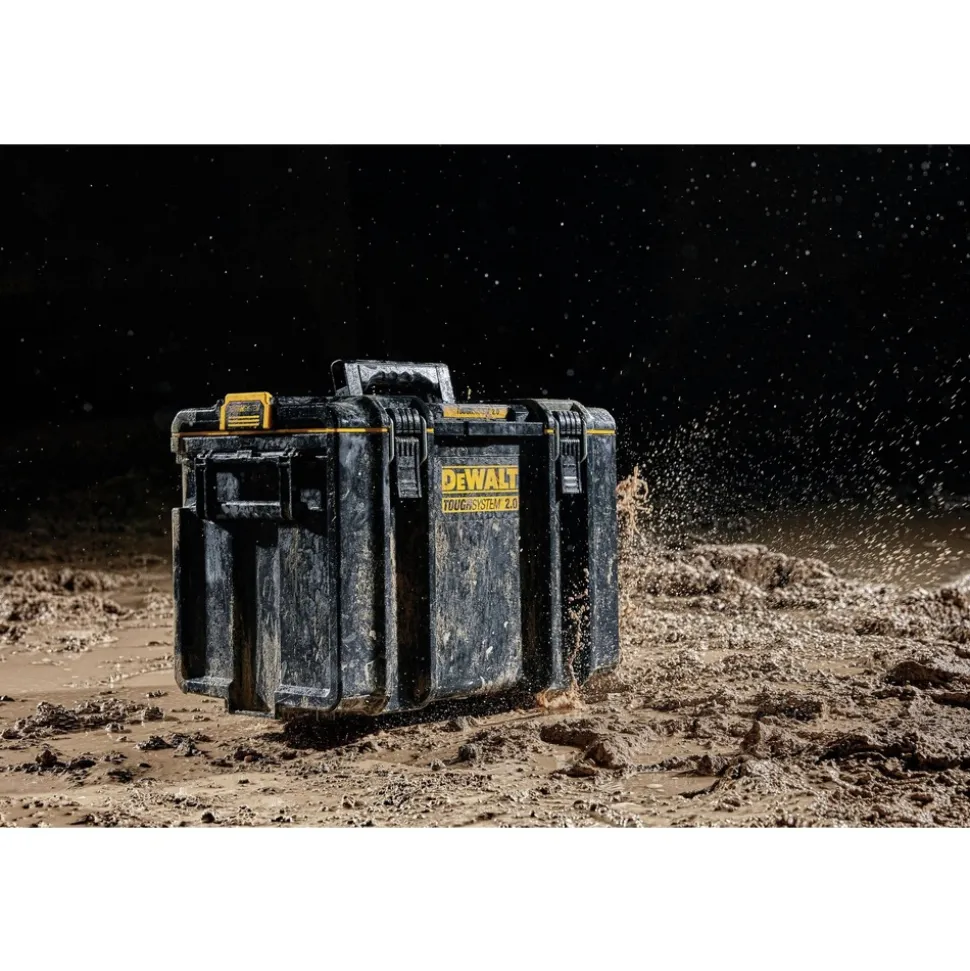 Dewalt 21-3/4 in. x 14-3/4 in. x 16-1/4 in. ToughSystem 2.0 Tool Box - X-Large, Black