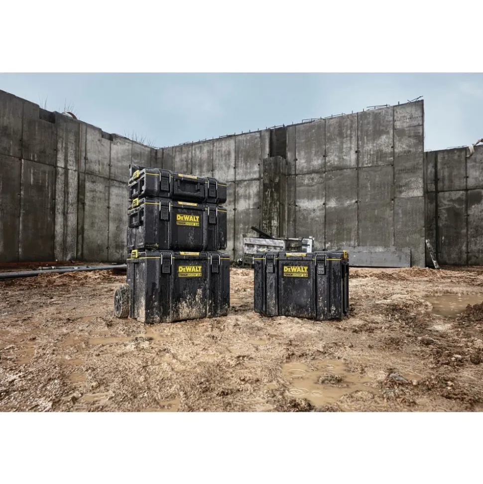 Dewalt 21-3/4 in. x 14-3/4 in. x 16-1/4 in. ToughSystem 2.0 Tool Box - X-Large, Black