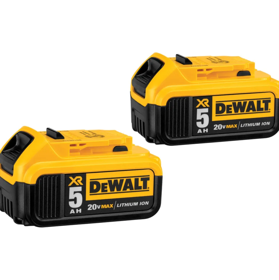 Dewalt (2) 20V MAX 5 Ah Lithium-Ion Batteries