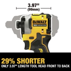Dewalt ATOMIC 20V MAX Brushless Lithium-Ion 1/4 in. Cordless 3-Speed Impact Driver Kit (5 Ah)