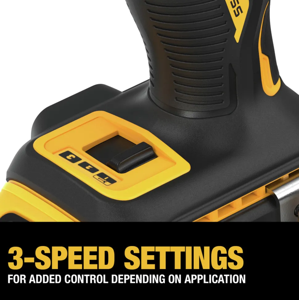 Dewalt ATOMIC 20V MAX Brushless Lithium-Ion 1/4 in. Cordless 3-Speed Impact Driver Kit (5 Ah)