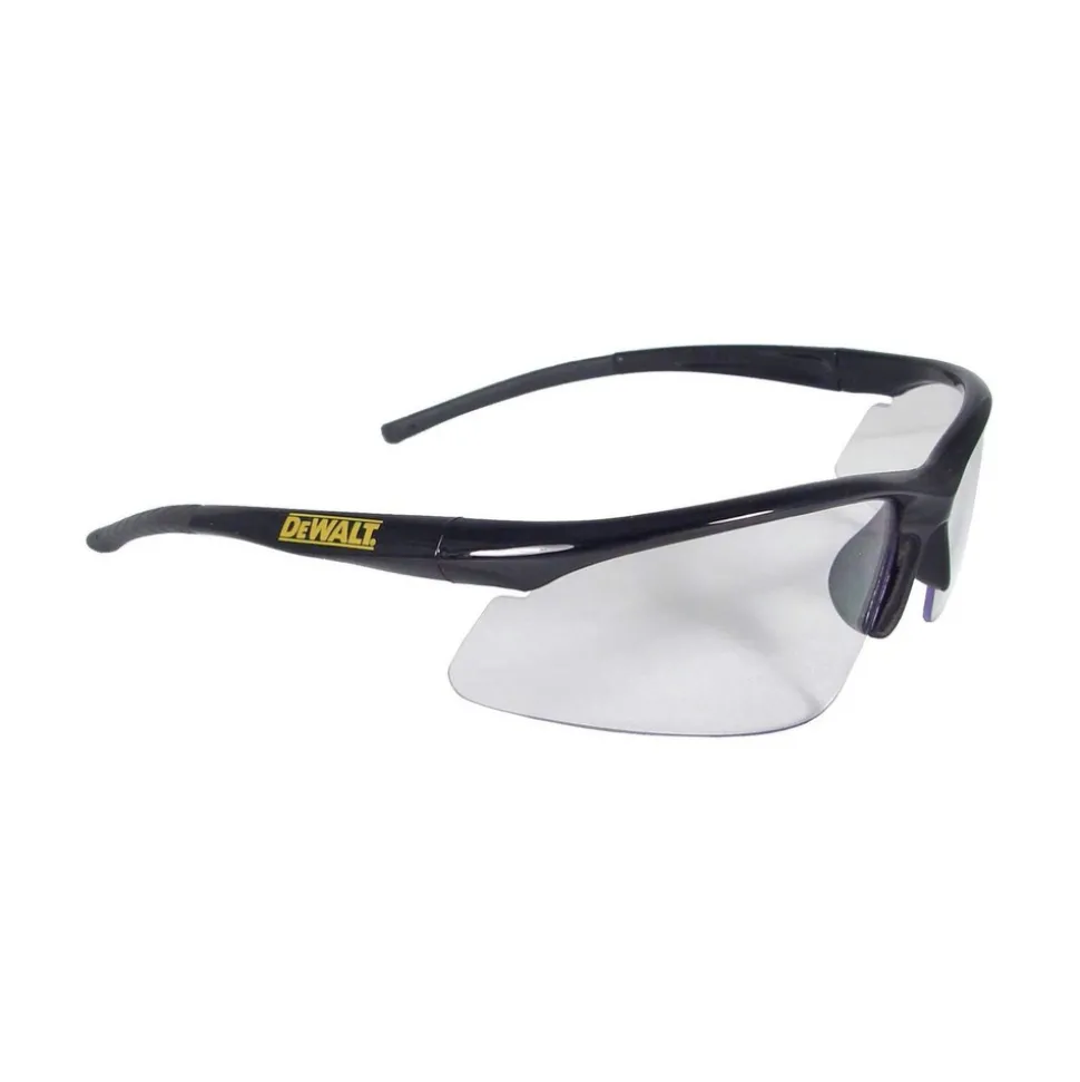 Dewalt (12/Box) Radius Safety Glasses - Black Frame/Clear Lens
