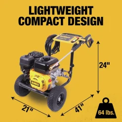 Dewalt DXPW3300S 3300 PSI 2.4 GPM Gas Cold Water Pressure Washer
