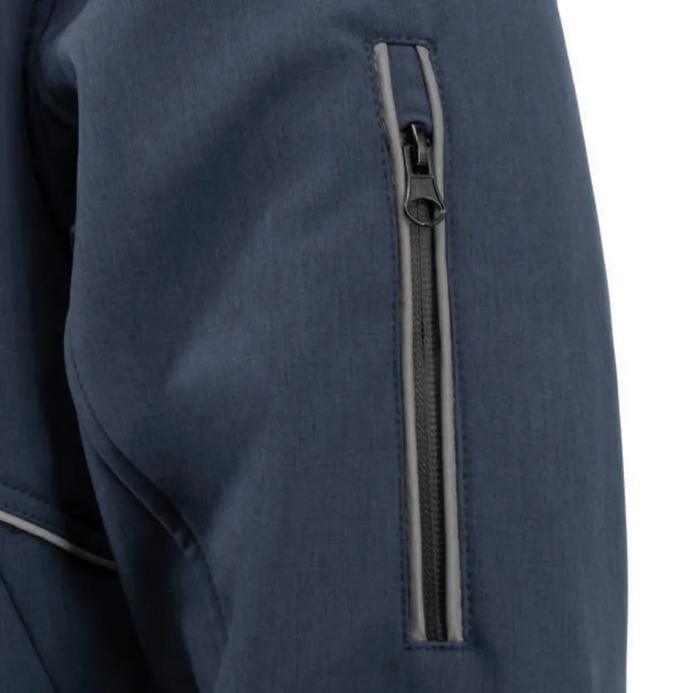 Dewalt Men's Heated Soft Shell Jacket with Sherpa Lining Kitted - Small, Navy