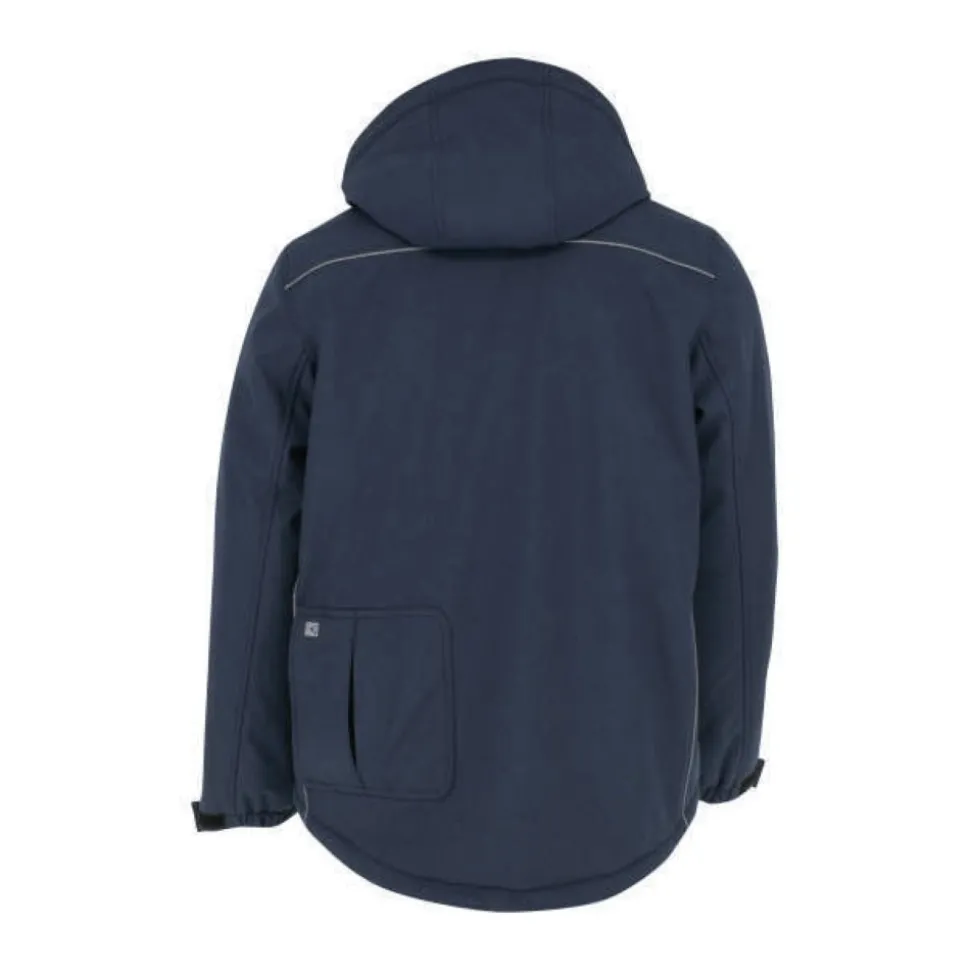 Dewalt Men's Heated Soft Shell Jacket with Sherpa Lining Kitted - Small, Navy