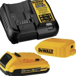 Dewalt Men's Heated Soft Shell Jacket with Sherpa Lining Kitted - Small, Navy