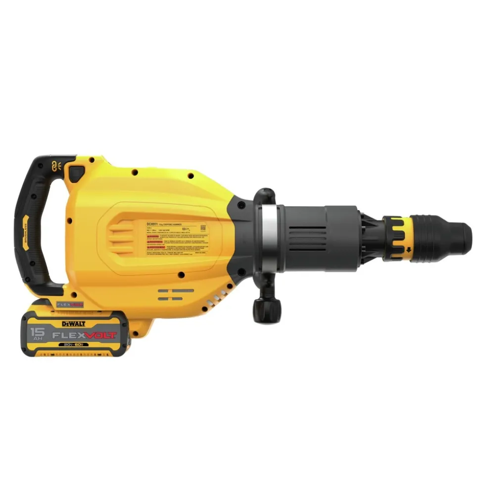Dewalt 60V Brushless Lithium-Ion 27 lbs. Cordless SDS-Max Inline Chipping Hammer Kit with 2 FLEXVOLT Batteries (15 Ah)