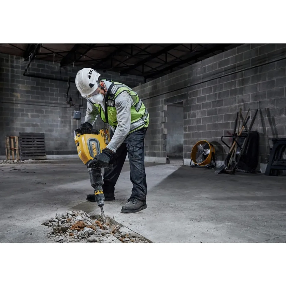 Dewalt 60V Brushless Lithium-Ion 27 lbs. Cordless SDS-Max Inline Chipping Hammer Kit with 2 FLEXVOLT Batteries (15 Ah)