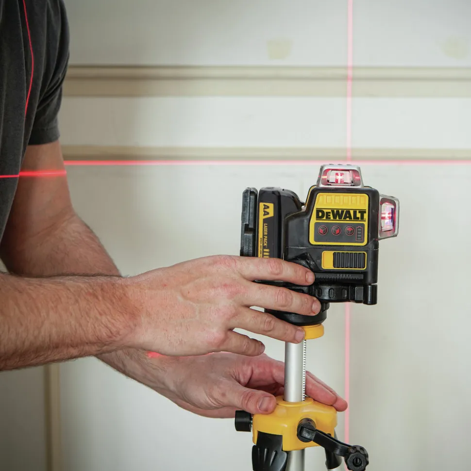 Dewalt 12V MAX 3 x 360 Degrees Red Line Laser