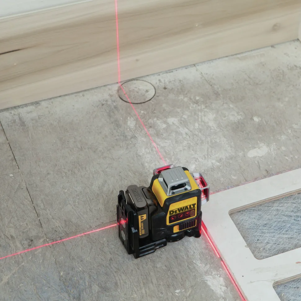 Dewalt 12V MAX 3 x 360 Degrees Red Line Laser