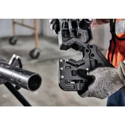 Dewalt 60V MAX FLEXVOLT Brushless Lithium-Ion Cordless Pipe Threader Kit with Die Heads and 2 Batteries (9 Ah)