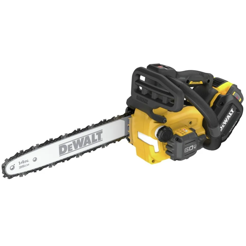 Dewalt 60V MAX Top Handle Lithium-Ion 14 in. Cordless Chainsaw Kit with 2 Batteries (9 Ah)