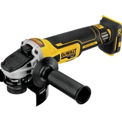 Dewalt 20V MAX XR Brushless Lithium-Ion 4.5 in. Cordless Slide Switch Small Angle Grinder with Kickback Brake (Tool Only)