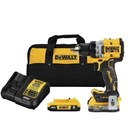 Dewalt 20V XR Brushless Lithium-Ion 1/2 in. Cordless Drill Driver Kit with 2 Batteries (2 Ah)