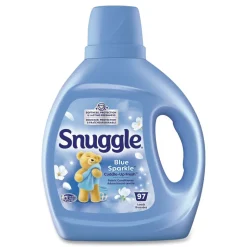 Dial 66 oz. Bottle Liquid Fabric Conditioner - Blue Sparkle Cuddle-Up Fresh (6/Carton)