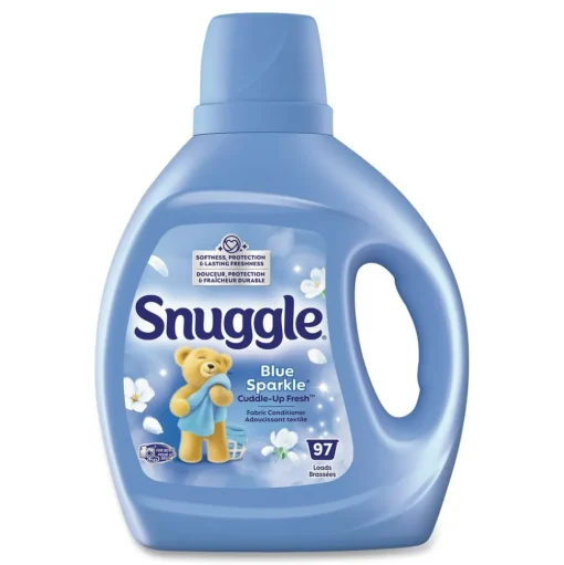 Dial 66 oz. Bottle Liquid Fabric Conditioner - Blue Sparkle Cuddle-Up Fresh (6/Carton)