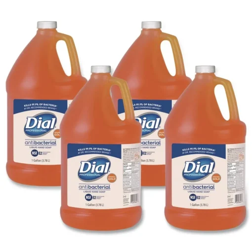 Dial Professional 1 gal. Gold Antibacterial Liquid Hand Soap (4/Carton)