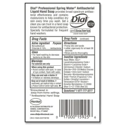 Dial Professional 1 Gallon Spring Water Antibacterial Liquid Hand Soap