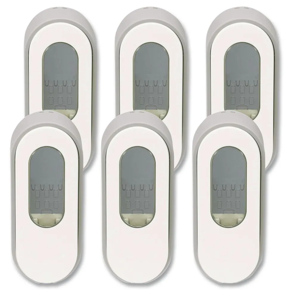 Dial Professional 3.75 in. x 3.38 in. x 8.75 in. 15 oz Versa Dispenser for Pouch Refills - Light Gray/White (6/Carton)