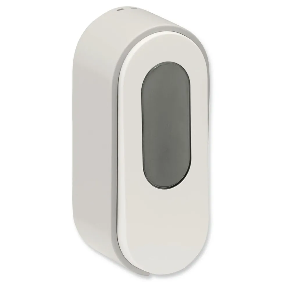 Dial Professional 3.75 in. x 3.38 in. x 8.75 in. 15 oz Versa Dispenser for Pouch Refills - Light Gray/White (6/Carton)