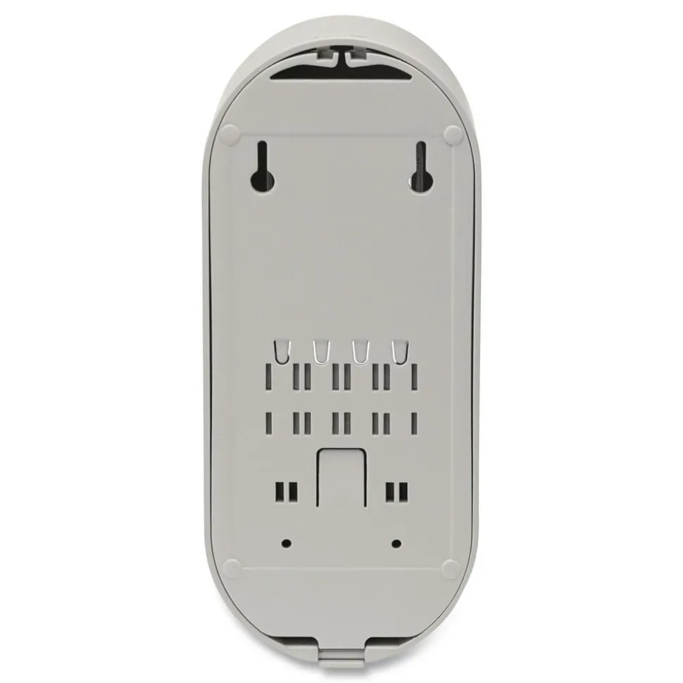 Dial Professional 3.75 in. x 3.38 in. x 8.75 in. 15 oz Versa Dispenser for Pouch Refills - Light Gray/White (6/Carton)